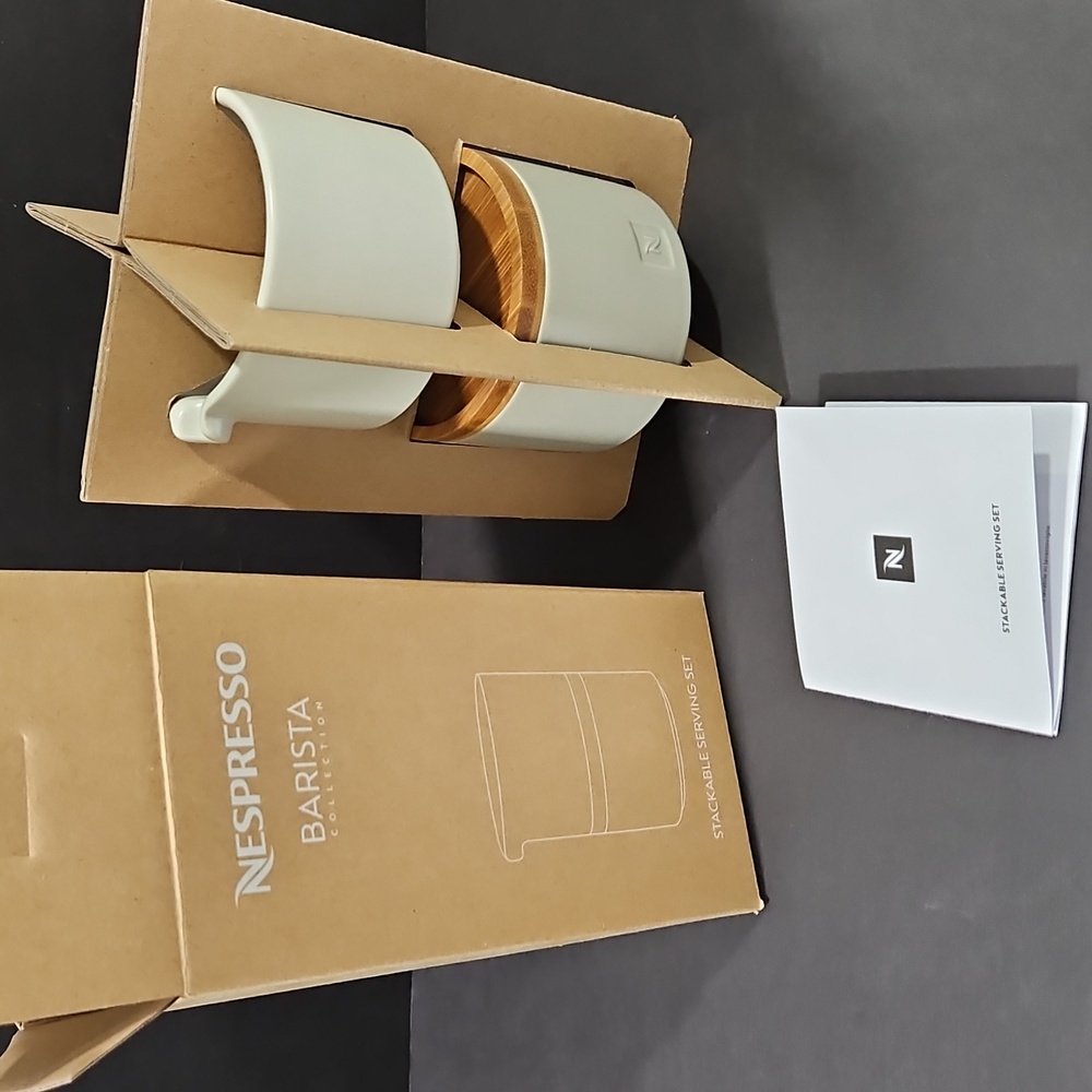 Nespresso Stackable Serving Set (Sugar & Milk) - Picture 2 of 6